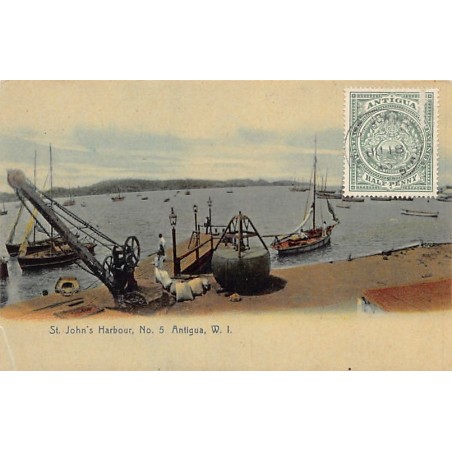 Rare collectable postcards of ANTIGUA. Vintage Postcards of ANTIGUA