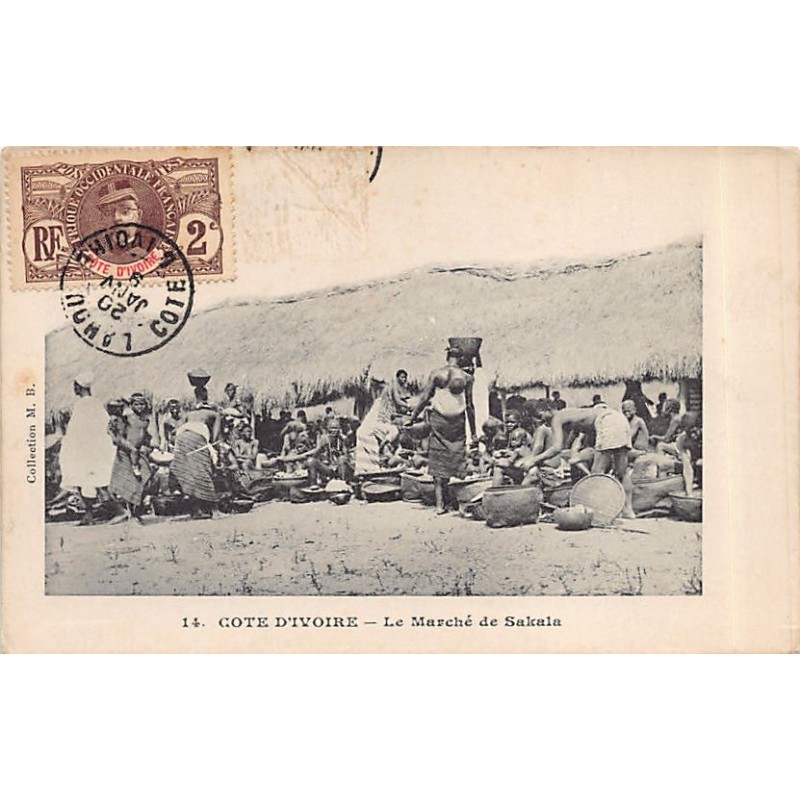 Rare collectable postcards of CÔTE D'IVOIRE. Vintage Postcards of CÔTE D'IVOIRE