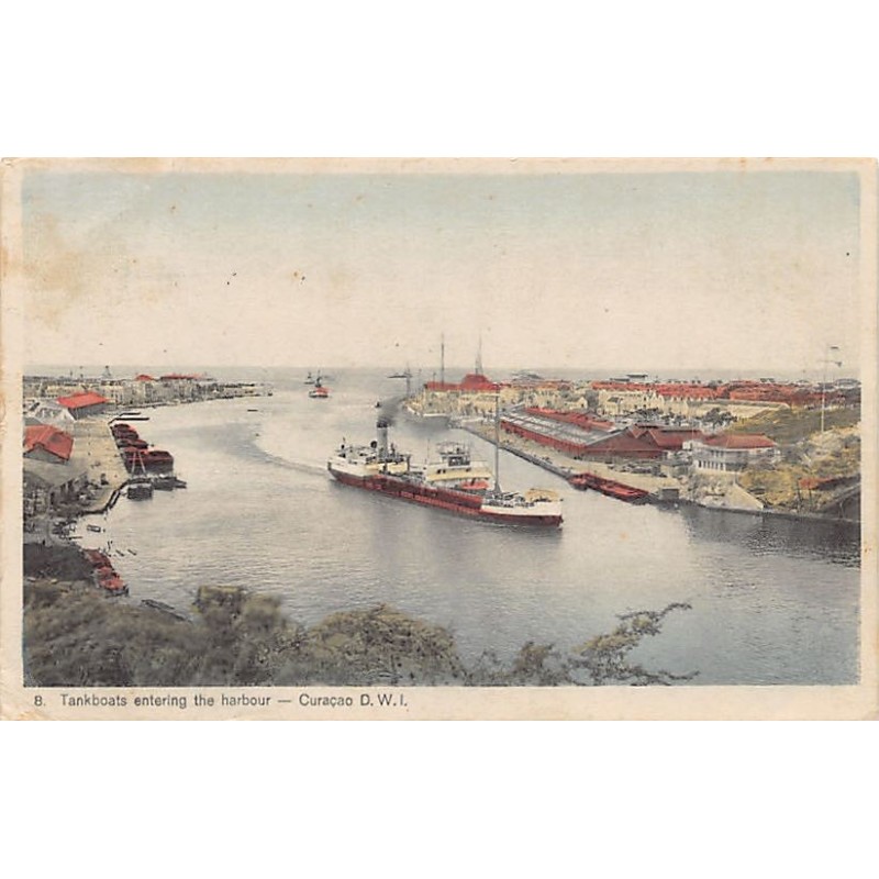 Rare collectable postcards of CURACAO. Vintage Postcards of CURACAO