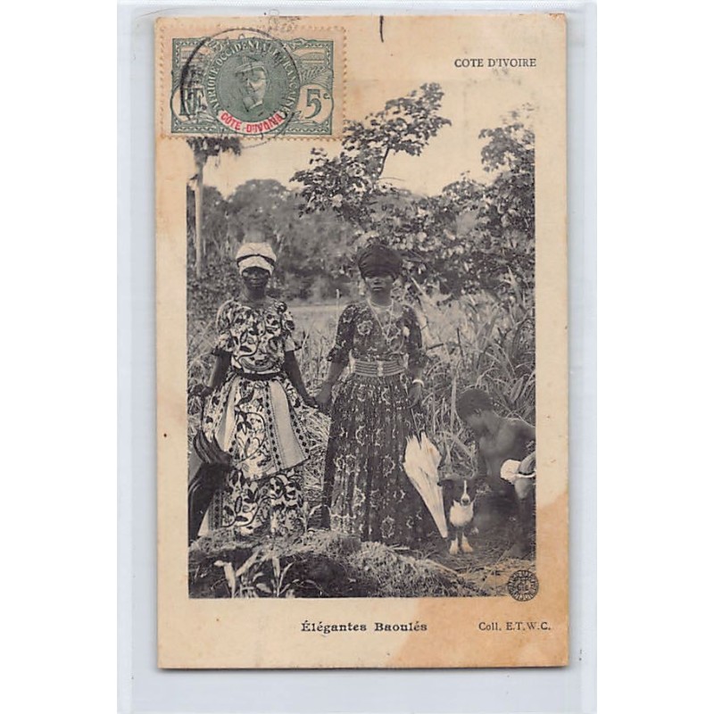Rare collectable postcards of CÔTE D'IVOIRE. Vintage Postcards of CÔTE D'IVOIRE
