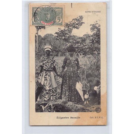 Rare collectable postcards of CÔTE D'IVOIRE. Vintage Postcards of CÔTE D'IVOIRE