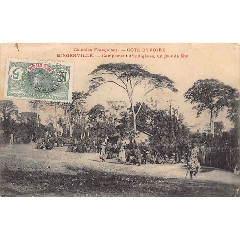 Rare collectable postcards of CÔTE D'IVOIRE. Vintage Postcards of CÔTE D'IVOIRE