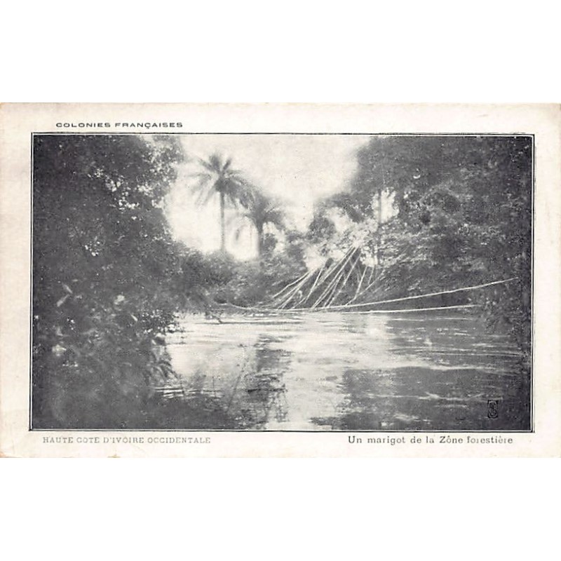 Rare collectable postcards of CÔTE D'IVOIRE. Vintage Postcards of CÔTE D'IVOIRE