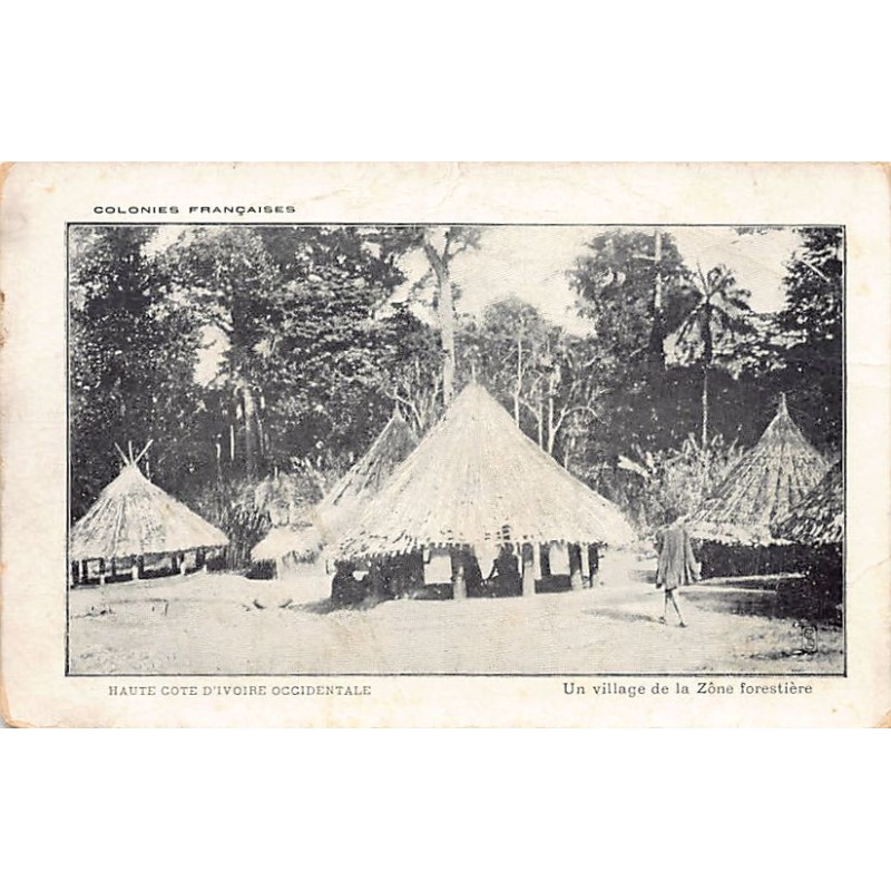 Rare collectable postcards of CÔTE D'IVOIRE. Vintage Postcards of CÔTE D'IVOIRE