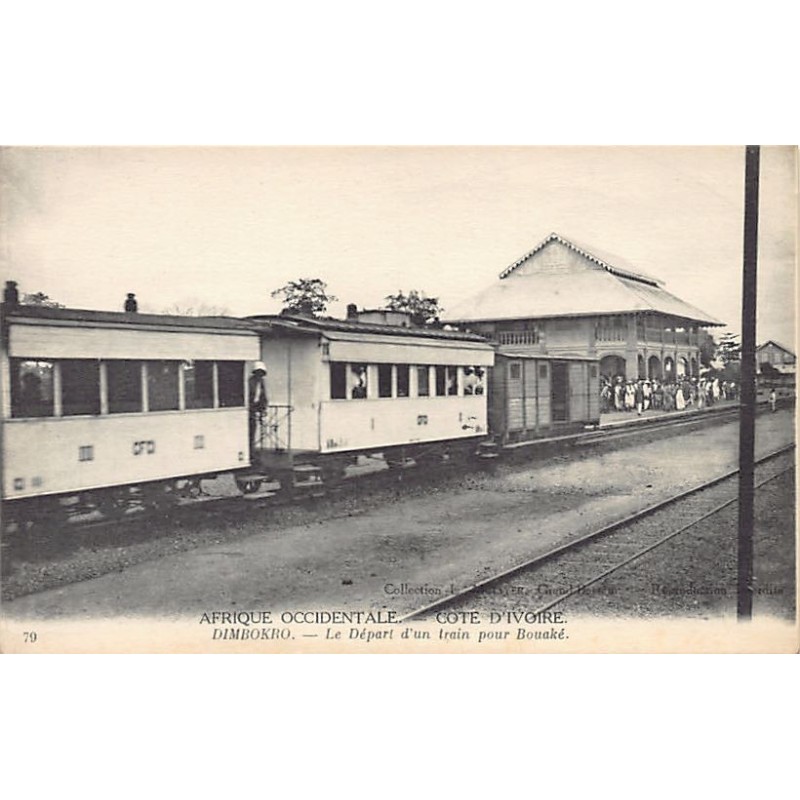 Rare collectable postcards of CÔTE D'IVOIRE. Vintage Postcards of CÔTE D'IVOIRE