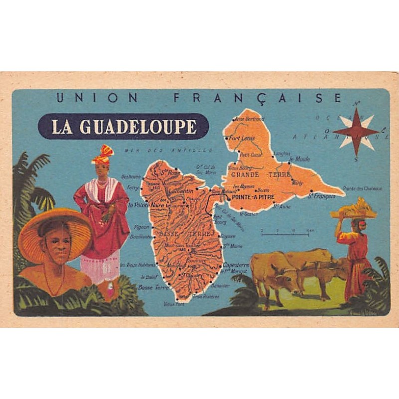 Rare collectable postcards of GUADELOUPE. Vintage Postcards of GUADELOUPE