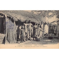 Côte d'Ivoire - LAGUNE - Préparation du fautou (Bords de la Lagune) - Ed. L. Métayer 42