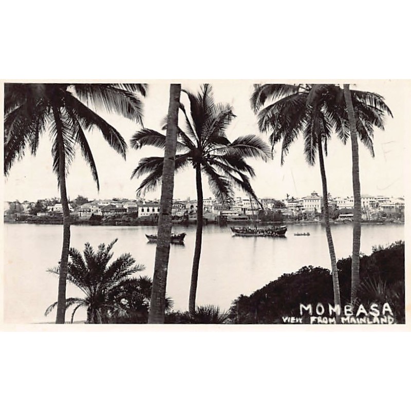Kenya - MOMBASA - View from mainland - REAL PHOTO - Publ. unknown