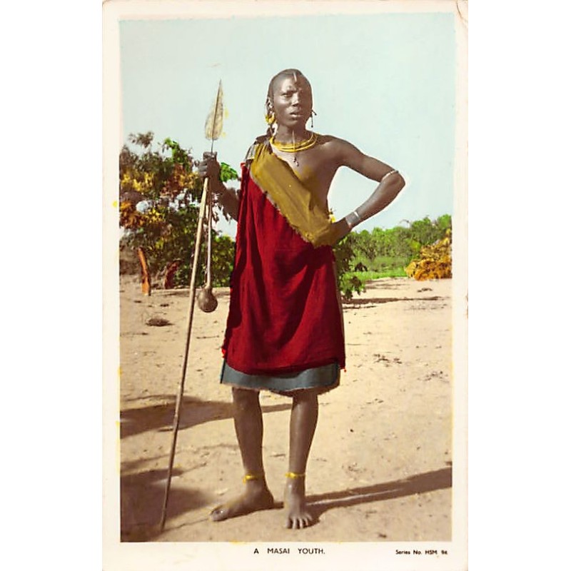 Kenya - A Masai Youth - Publ. HSM Ltd. 94