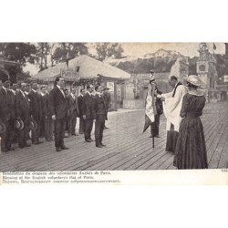 World War One - Blessing of the English volunteers's flag in Paris