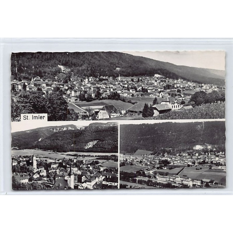 Schweiz - St. Imier (BE) Carte Multi-Vues Mehrfachansicht Multiview Edition R. Jeanneret-Danner La Chaux de Fond
