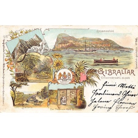 Rare collectable postcards of GIBRALTAR. Vintage Postcards of GIBRALTAR