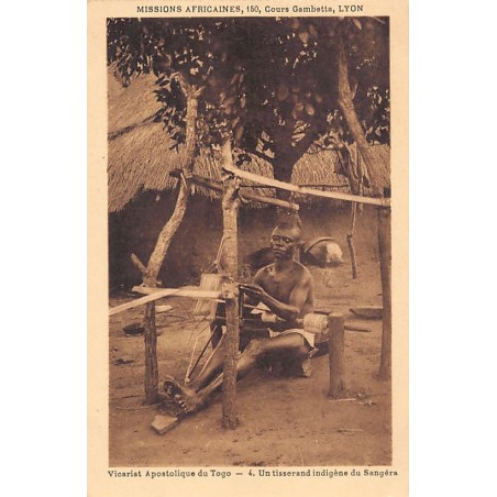 TOGO - Un tisserand inigène du Sangéra - Ed. Missions Africaines 4