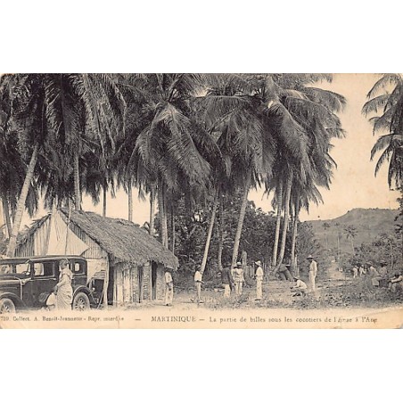 Martinique - La partie de billes sous les cocotiers de l'Anse à l'Ane - VOIR SCANS POUR L'ÉTAT - Ed. A. Benoit-Jeannette 759