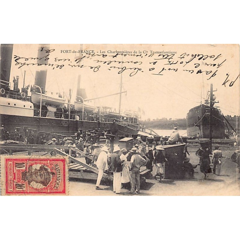 Rare collectable postcards of MARTINIQUE. Vintage Postcards of MARTINIQUE