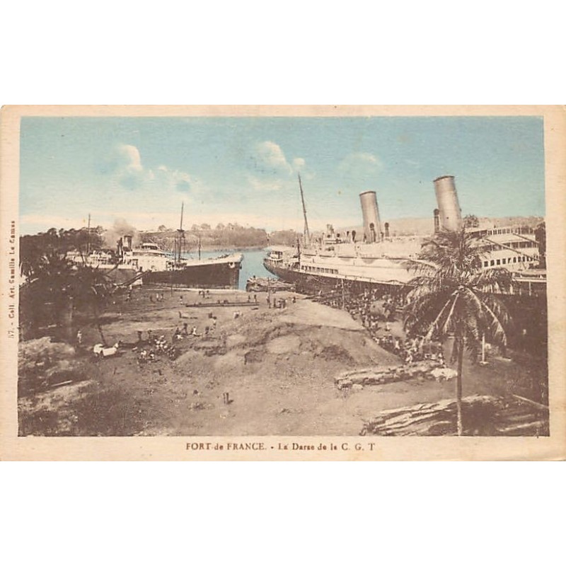 Rare collectable postcards of MARTINIQUE. Vintage Postcards of MARTINIQUE