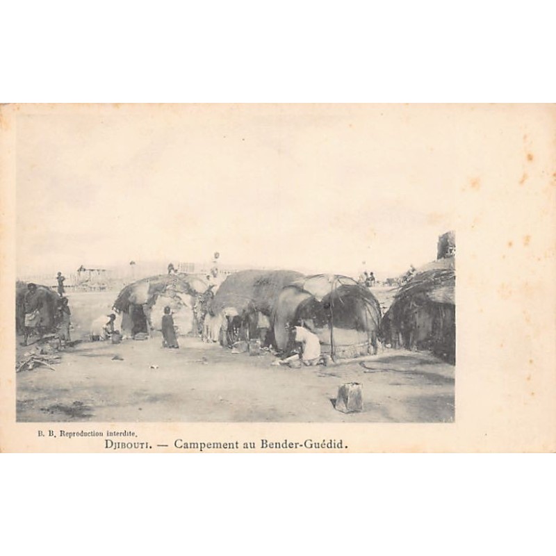 DJIBOUTI - Campement au Bender-Guédid - Ed. B.B.