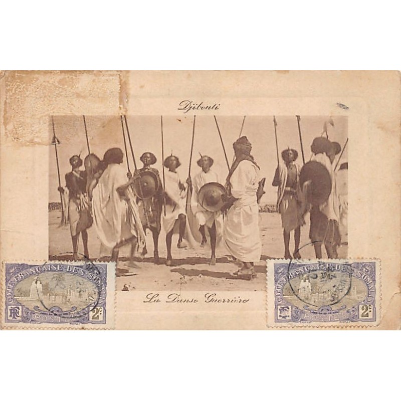 DJIBOUTI - La Danse Guerrière - Ed. E.L.D. - E. Le Deley