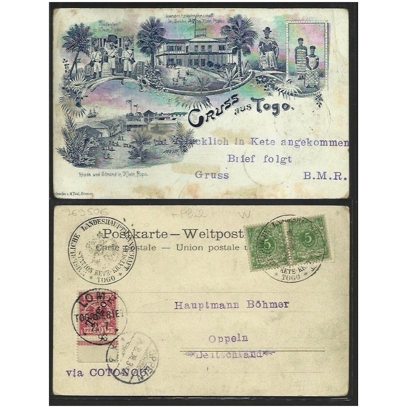 Rare collectable postcards of TOGO. Vintage Postcards of TOGO