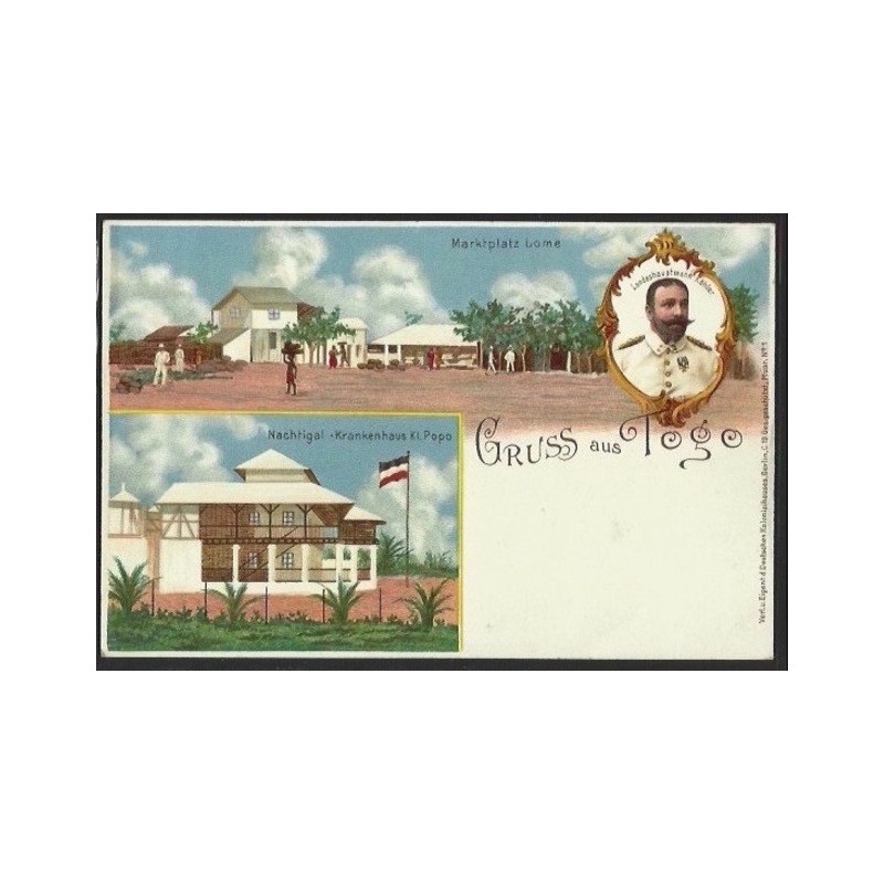 Rare collectable postcards of TOGO. Vintage Postcards of TOGO
