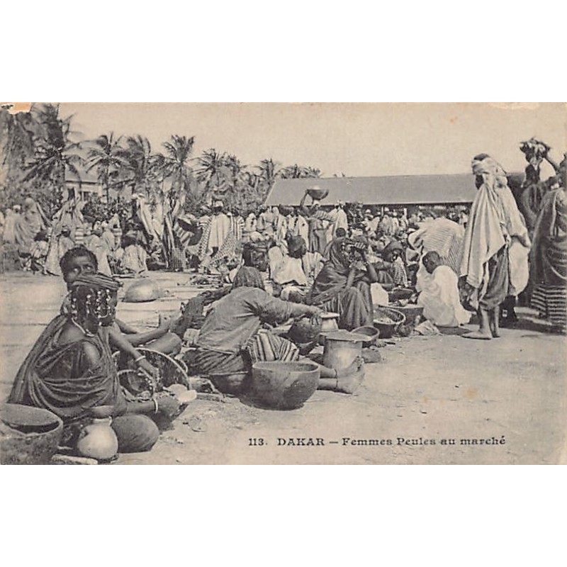 Sénégal - DAKAR - Femmes peules au marché - Ed. inconnu 113