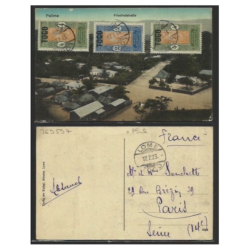 Rare collectable postcards of TOGO. Vintage Postcards of TOGO