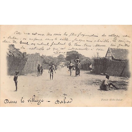Sénégal - DAKAR - Dans le village - Ed. Fortier