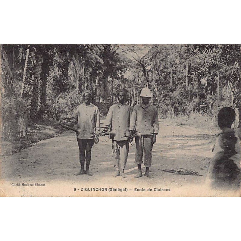 Sénégal - ZIGUINCHOR Casamance - Ecole des Clairons - Tirailleurs Sénégalais - Ed. Mme Sémont 9
