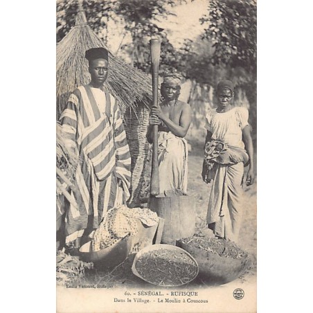 Sénégal - RUFISQUE - Le moulin à couscous - Ed. E. Verneret 60