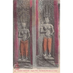 Cambodia - Ruins of Angkor - Bas-reliefs - Publ. La Pagode 246