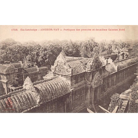 Cambodia - ANGKOR VAT - Porticoes - Publ. P. Dieulefils 1758