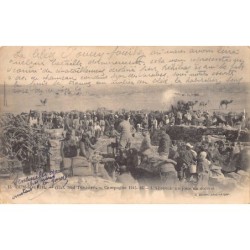 Tunisie - OUM SOUIGH - Campagne 1915-1916 - L'abreuvoir un jour de convoi - Ed. J. Geiser 15