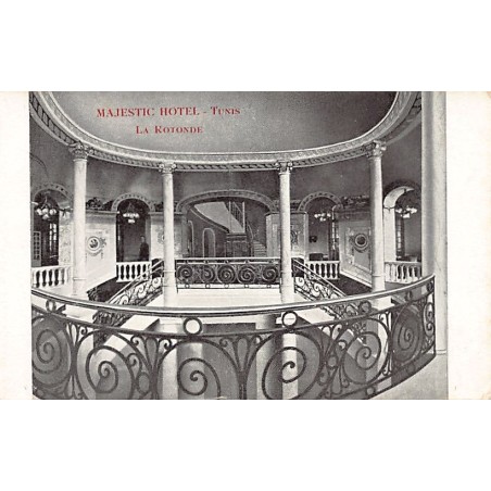 Tunisie - TUNIS - Majestic Hotel - La Rotonde - Ed. Weber