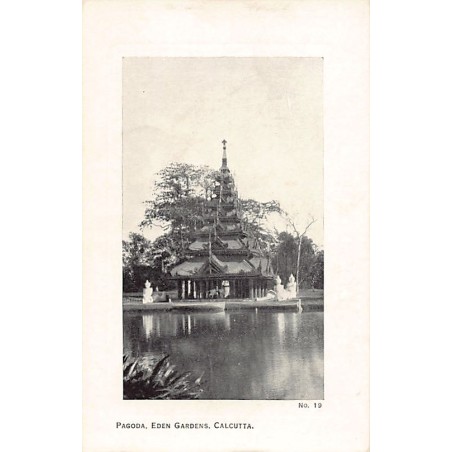 India - KOLKATA Calcutta - Pagoda, Eden Gardens