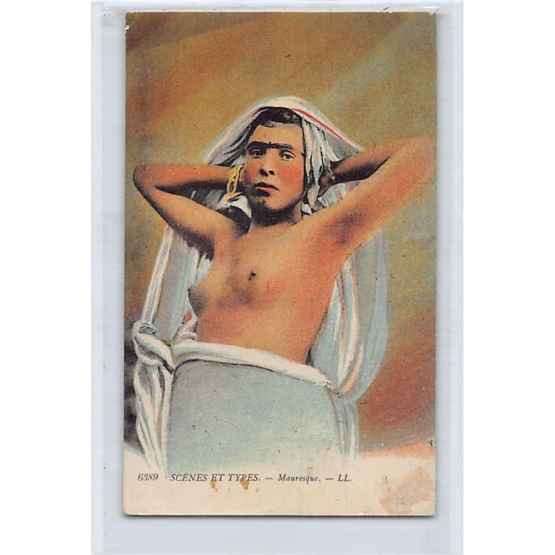Rare collectable postcards of ETHNIC NUDE. Vintage Postcards of ETHNIC NUDE