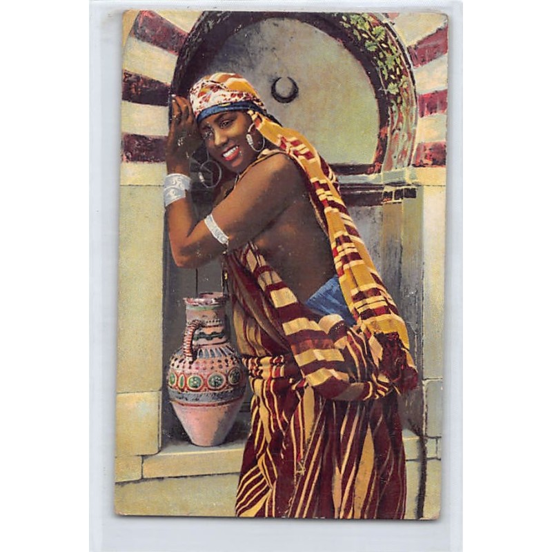Rare collectable postcards of ETHNIC NUDE. Vintage Postcards of ETHNIC NUDE