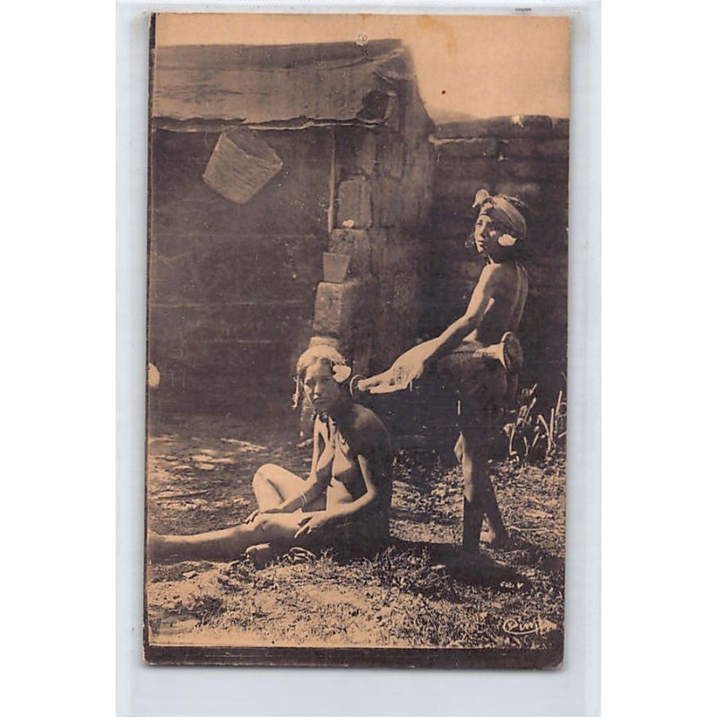 Rare collectable postcards of ETHNIC NUDE. Vintage Postcards of ETHNIC NUDE
