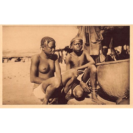 Rare collectable postcards of ETHNIC NUDE. Vintage Postcards of ETHNIC NUDE