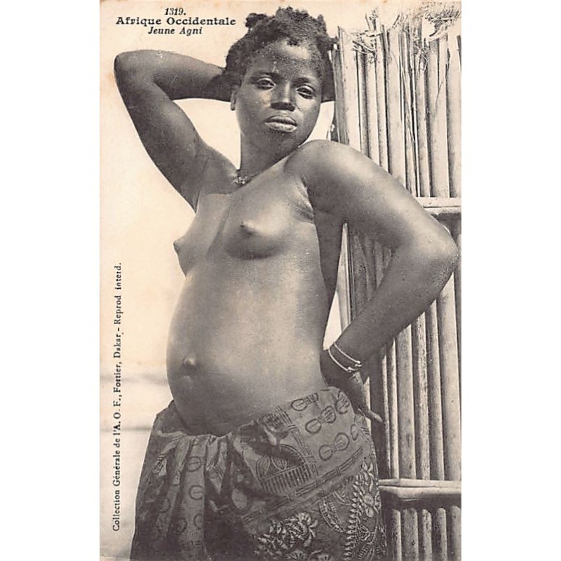 Rare collectable postcards of ETHNIC NUDE. Vintage Postcards of ETHNIC NUDE