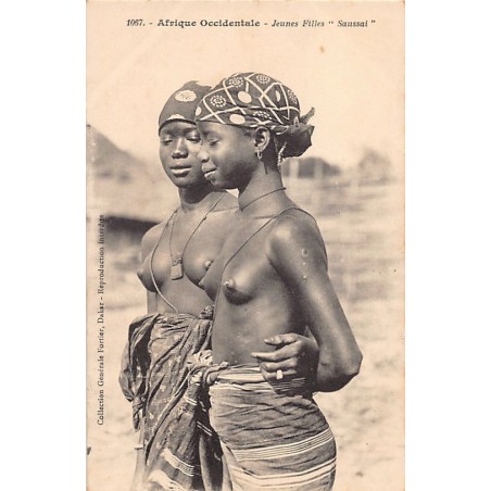 Rare collectable postcards of ETHNIC NUDE. Vintage Postcards of ETHNIC NUDE
