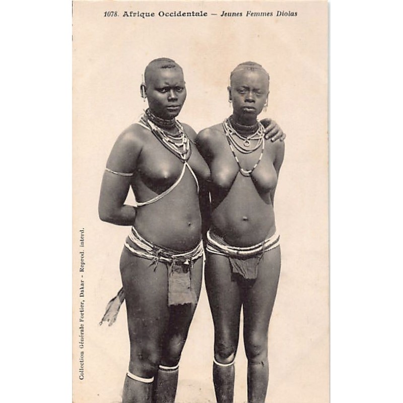 Rare collectable postcards of ETHNIC NUDE. Vintage Postcards of ETHNIC NUDE