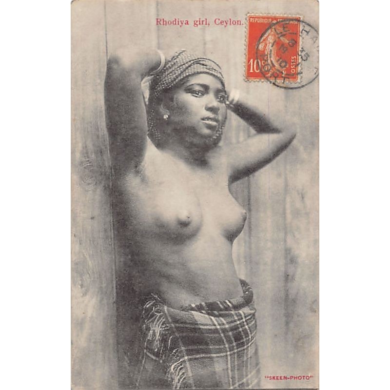 Rare collectable postcards of ETHNIC NUDE. Vintage Postcards of ETHNIC NUDE