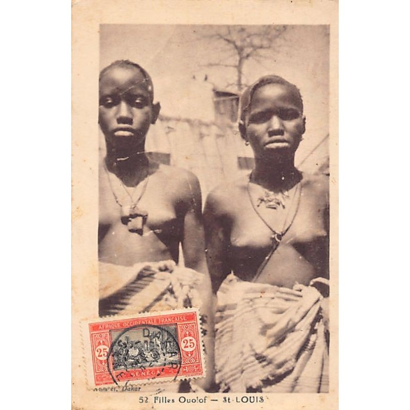 Rare collectable postcards of ETHNIC NUDE. Vintage Postcards of ETHNIC NUDE