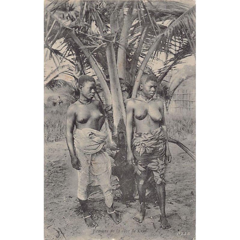 Rare collectable postcards of ETHNIC NUDE. Vintage Postcards of ETHNIC NUDE