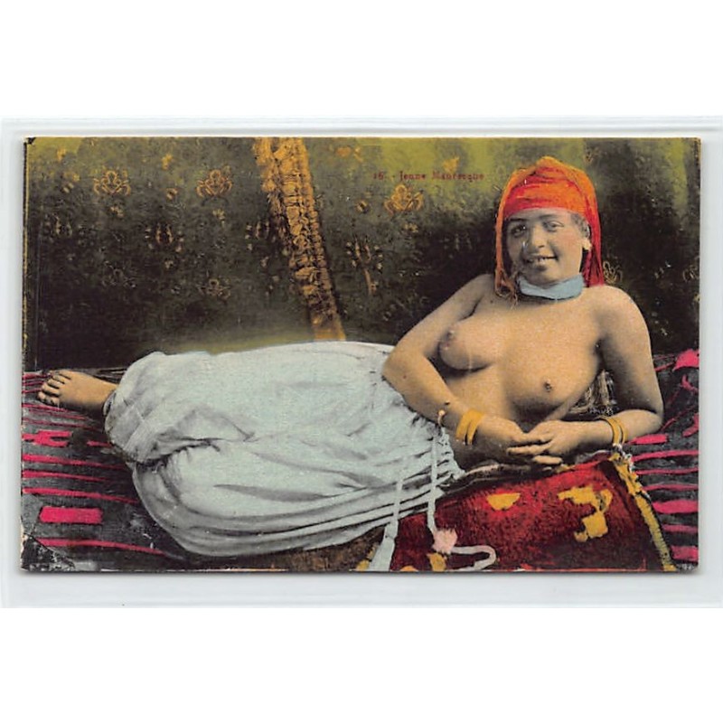 Rare collectable postcards of ETHNIC NUDE. Vintage Postcards of ETHNIC NUDE