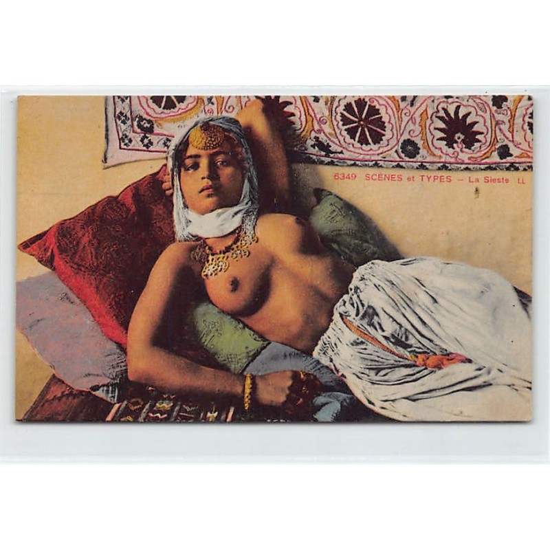 Rare collectable postcards of ETHNIC NUDE. Vintage Postcards of ETHNIC NUDE