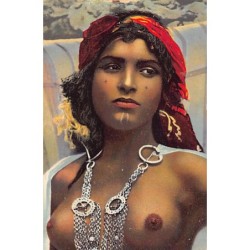 Rare collectable postcards of ETHNIC NUDE. Vintage Postcards of ETHNIC NUDE