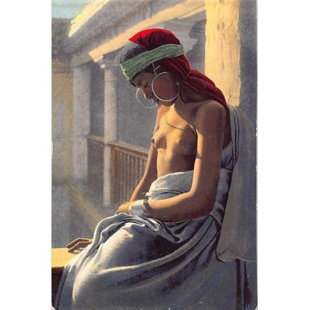 Rare collectable postcards of ETHNIC NUDE. Vintage Postcards of ETHNIC NUDE