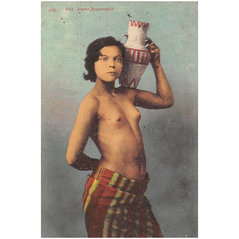 Rare collectable postcards of ETHNIC NUDE. Vintage Postcards of ETHNIC NUDE