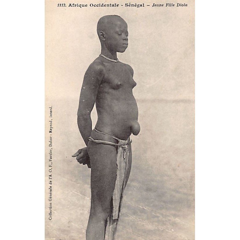 Rare collectable postcards of ETHNIC NUDE. Vintage Postcards of ETHNIC NUDE